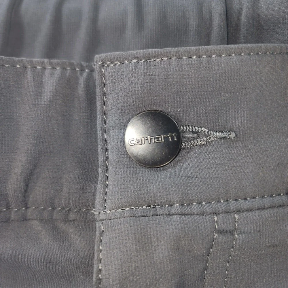 Carhartt Force Relaxed Fit Shorts Mens XL Gray Stretch Utility BS6264-M 937